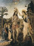 The Baptism of Christ-Andrea del Verrocchio-Art Print