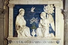 Della Robbia: Annunciation-Andrea Della Robbia-Stretched Canvas