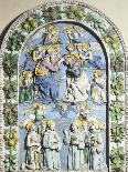 Madonna and Child with God the Father and Cherubim, 1480-90-Andrea Della Robbia-Giclee Print