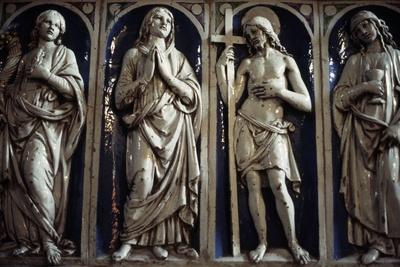 Statues in Glazed Terracotta, Part of the Altar Frontal from the Altar