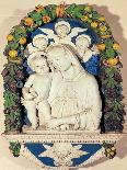 Madonna and Child with God the Father and Cherubim, 1480-90-Andrea Della Robbia-Giclee Print