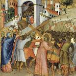 Christ Appearing to David and a Group of Camaldolese Monks, 1390-1410-Andrea di Bartolo-Framed Stretched Canvas