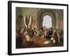 Andrea Doria Refusing Crown of Genoa, Circa 1868-Giuseppe Isola-Framed Giclee Print