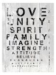 Eye Chart II-Andrea James-Stretched Canvas