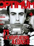 L'Optimum, October 2003 - Fernando Alonso-Andrea Klarin-Framed Stretched Canvas