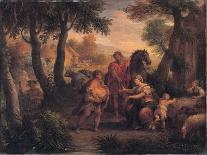 Finding of Romulus and Remus, C. 1720-1740-Andrea Lucatelli-Mounted Giclee Print