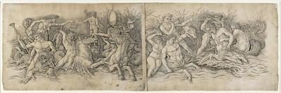 Un vase et une branche d'oranger-Andrea Mantegna-Giclee Print