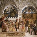 La Camera Degli Sposi: North Wall-Andrea Mantegna-Giclee Print