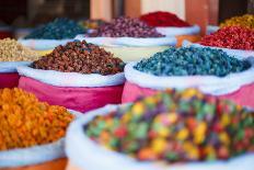 Morocco, Marrakech, Carpets in Market-Andrea Pavan-Photographic Print