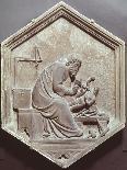 St John Baptizing Christ, Panel-Andrea Pisano-Giclee Print