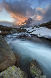 Italy, Italian Alps, Lombardy, Sunset in Stelvio National Park.-Andrea Pozzi-Photographic Print