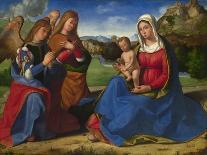 The Virgin and Child Adored by Two Angels, C. 1505-Andrea Previtali-Giclee Print