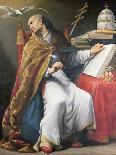 St. Gregory-Andrea Sacchi-Framed Stretched Canvas