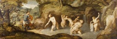 Diana and Actaeon-Andrea Schiavone-Giclee Print