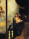 Virgin of Annunciation, Detail from Annunciation-Andrea Schiavone-Giclee Print