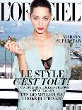 L'Officiel, August 2009 - Marion Cotillard-Andrea Spotorno-Mounted Art Print