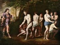 Diana and Her Nymphs Surprised by Actaeon-Andrea Vaccaro-Giclee Print