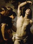 Martyrdom of St Sebastian-Andrea Vaccaro-Giclee Print