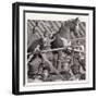 Andrea Verrocchio Smashes the Head from His Statue of a Horse-null-Framed Giclee Print