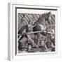 Andrea Verrocchio Smashes the Head from His Statue of a Horse-null-Framed Giclee Print