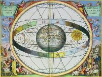 Trajectories of Planets and Stars as Seen from Earth-Andreas Cellarius-Giclee Print