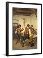 Andreas Hofer Captured by French, Tyrolean Uprising-null-Framed Giclee Print