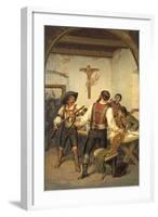 Andreas Hofer Captured by French, Tyrolean Uprising-null-Framed Giclee Print