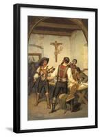 Andreas Hofer Captured by French, Tyrolean Uprising-null-Framed Giclee Print