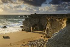 France, Brittany, Morbihan, Peninsula Quiberon, Rock Gatein the C™te Sauvage-Andreas Keil-Photographic Print