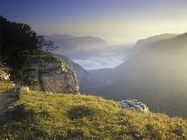Switzerland, Swiss Jura, Creux Du Van, View from the Edge of the Creux Du Vans-Andreas Keil-Photographic Print
