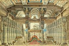 Stage Design for the Ballet Caesar in Egypt by G. Haendel, 1834-Andreas Leonhard Roller-Giclee Print