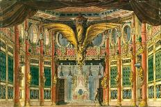 Stage Design for the Opera the Bronze Horse by D. Auber, 1837-Andreas Leonhard Roller-Framed Giclee Print