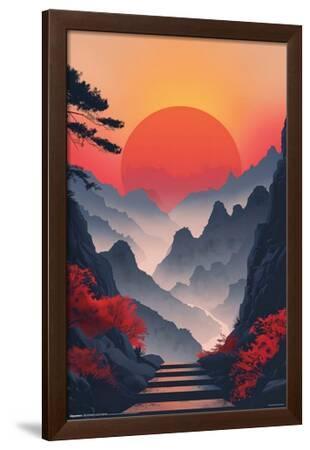 Andreas Magnusson - Sunset In The Mountains' Posters | AllPosters.com