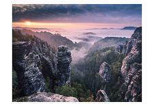 Sunrise on the Rocks-Andreas Wonisch-Framed Photographic Print