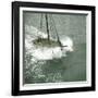 Andree Expedition to the North Pole, Bergen (Norway), a Fishing Boat, 1897-Leon, Levy et Fils-Framed Photographic Print