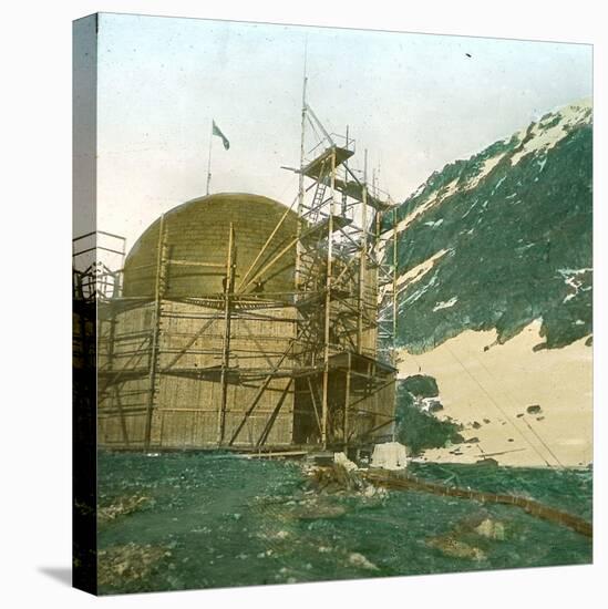 Andree Expedition to the North Pole, Spitsbergen, the Balloon in its Shelter-Leon, Levy et Fils-Stretched Canvas