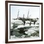 Andree Expedition to the North Pole, Spitsbergen, the "Swenksund"-Leon, Levy et Fils-Framed Photographic Print