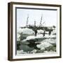 Andree Expedition to the North Pole, Spitsbergen, the "Swenksund"-Leon, Levy et Fils-Framed Photographic Print