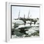 Andree Expedition to the North Pole, Spitsbergen, the "Swenksund"-Leon, Levy et Fils-Framed Photographic Print