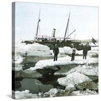 Andree Expedition to the North Pole, Spitsbergen, the "Swenksund"-Leon, Levy et Fils-Stretched Canvas