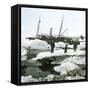 Andree Expedition to the North Pole, Spitsbergen, the "Swenksund"-Leon, Levy et Fils-Framed Stretched Canvas