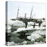 Andree Expedition to the North Pole, Spitsbergen, the "Swenksund"-Leon, Levy et Fils-Stretched Canvas