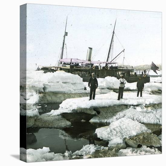 Andree Expedition to the North Pole, Spitsbergen, the "Swenksund"-Leon, Levy et Fils-Stretched Canvas