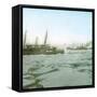 Andree Expedition to the North Pole, Spitzberg, Two Ships Caught in the Ice-Leon, Levy et Fils-Framed Stretched Canvas