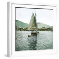 Andree Expedition to the North Pole, View of Bergen-Leon, Levy et Fils-Framed Premium Photographic Print