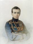 Portrait of Grand Duke Alexander Alexandrovich, Later Tsar Alexander III, 1861-Andrei Franzovich Belloli-Framed Giclee Print