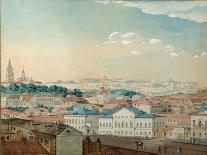 Viewof the Kazan University from the Bolaq, 1842-Andrei Nikolayevich Rakovich-Framed Giclee Print