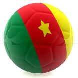 Cameroon Football-andres-Mounted Art Print