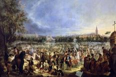 La Feria De Sevilla, 1847-Andres Cortes-Framed Giclee Print