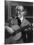 Andres Segovia, Spanish Classical Guitarist-null-Mounted Photo